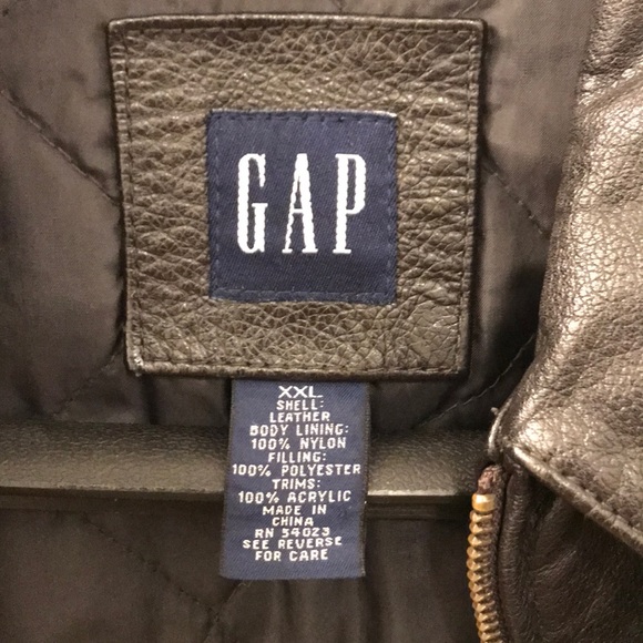 Gap leather jacket - Picture 4 of 4
